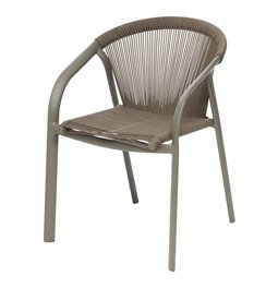 Garden chair Lariu, wenge, 80x61.5x56.6cm