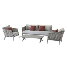 Sofa set 5 Laembruns, 87x78.5x198cm 