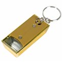 Keychain/bottle opener Gold Bar, 6x3cm