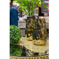 Vase Face, gold colour, H24.5cm, D11cm