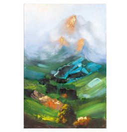 Picture Green Valley, 80x120cm