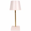 Table lamp Tactile touch, beige, H26x10.5x10.5cm