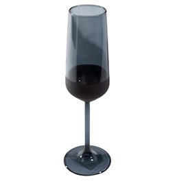 Šampanieša glāze Moluna, melna, H22.5 D7cm, 195ml