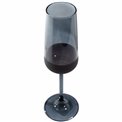 Champagne glass Moluna, black, H22.5 D7cm, 195ml