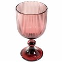 Wine glass Rigano, darkrose, H16cm D9 350 ml