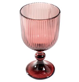 Wine glass Rigano, darkrose, H16cm D9 350 ml
