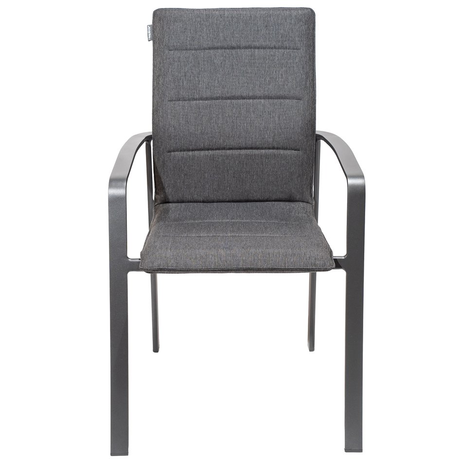 Krēsls Ladiese, pelēka krāsa, 95x67x57.5cm