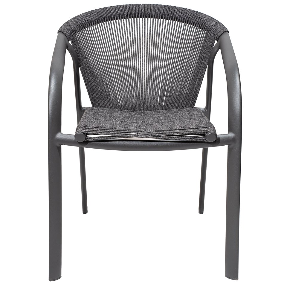 Atpūtas krēsls Lariu, pelēka, 80x61.5x56.6cm