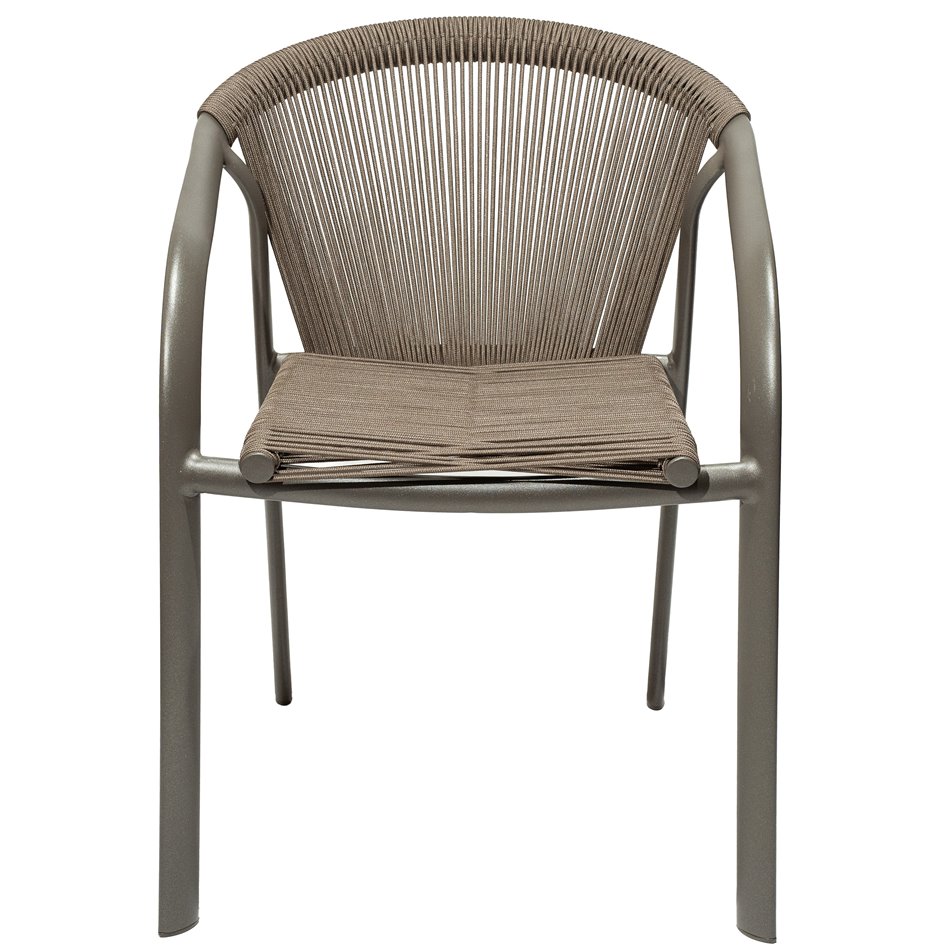 Atpūtas krēsls Lariu, brūni pelēks, 80x61.5x56.6cm