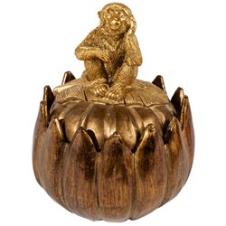 Decorative box Monkey, 16.5x12.5x12.5cm