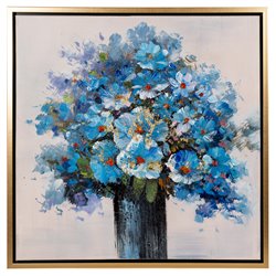 Picture Blue Bouquet, 80x80cm