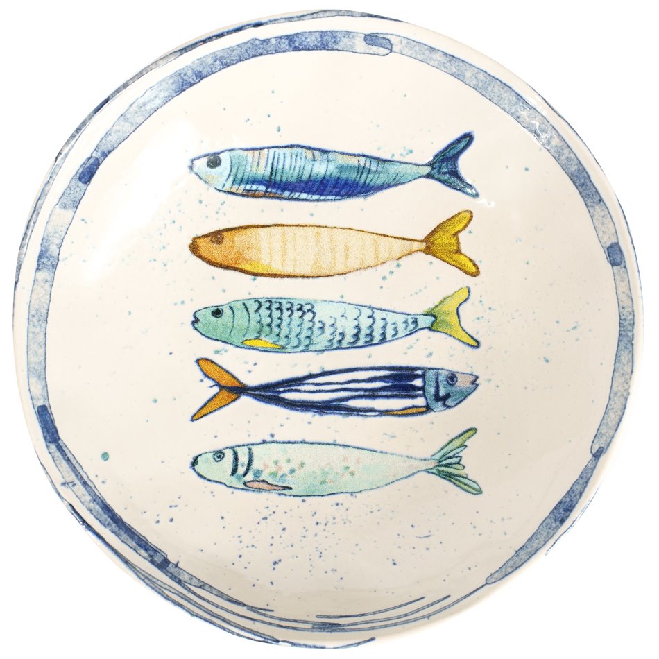 Soup plate Peixe Iberica, D21cm H5cm