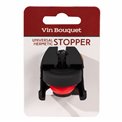 Vacuum stopper for bottles, universal, black H4,5, D4 cm