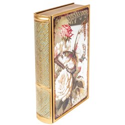 Grāmatu kaste Butterfly and roses M, 26x16x5cm