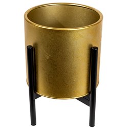 Flower pot holder Houpa Gold  S, H20.5x21x21cm