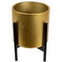 Flower pot holder Houpa Gold  S, H20.5x21x21cm
