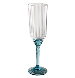Prosecco glass Florian Lucent blue, 210ml, H22 D5.7cm