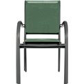 Chair Lapiazza, olive/graphite color, H88x65x56cm