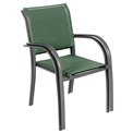 Chair Lapiazza, olive/graphite color, H88x65x56cm