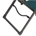 Sun lounger Ladecima, folding, teal color, H90x64x142cm