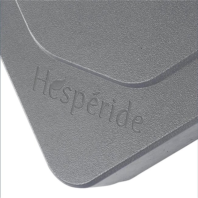 Parasol Lamelhia base weight 15kg, dark grey color, 38x38x6.1cm 