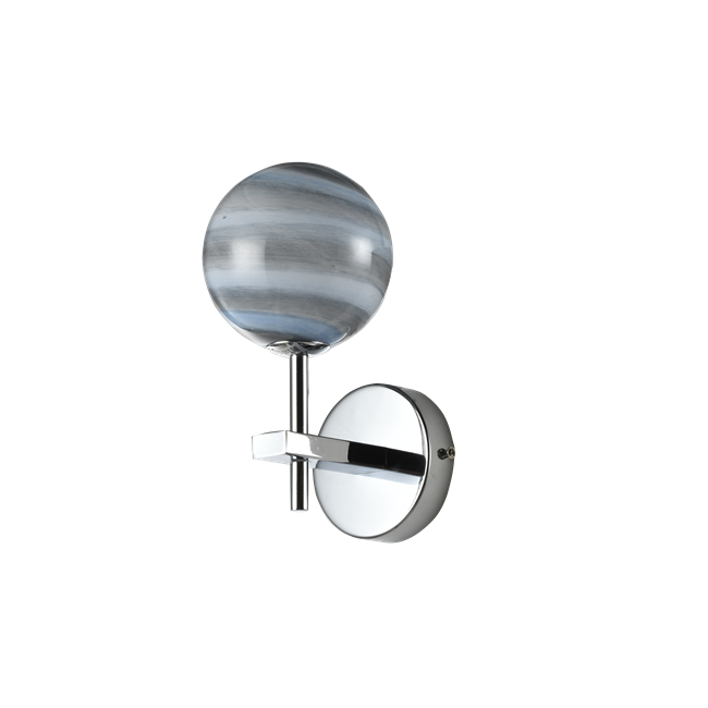 Wall lamp Rossi2, Rossi, beige/brass, L10xW16xH20cm,G9LED