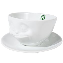 Coffe cup with saucer Tasty, 200ml D11.5cm H5.5cm