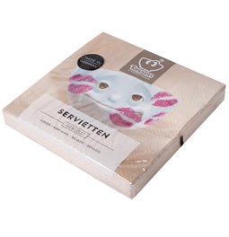 Pack of 20 paper napkins Lunch Kissed, 33x33cm, 22psc.