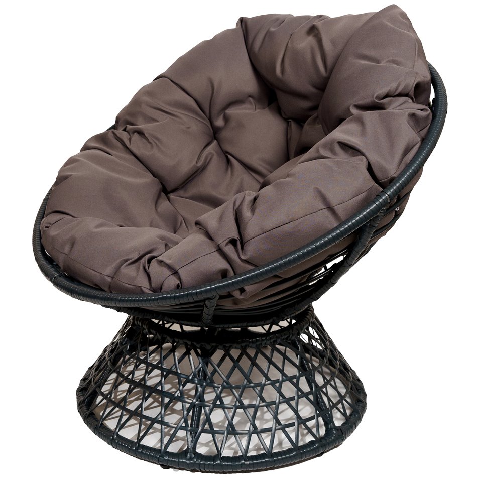 Leisure chair Rolling, dark grey, H80x92xD67cm