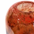 Ваза Apart, cтекло, оранжевого/розового цвета, H27 D20cm