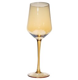 Wine glass Olga, amber, H24.5 D9cm