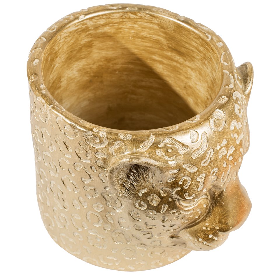 Decorative flower pot Leopard, 24.5x19.5x20cm