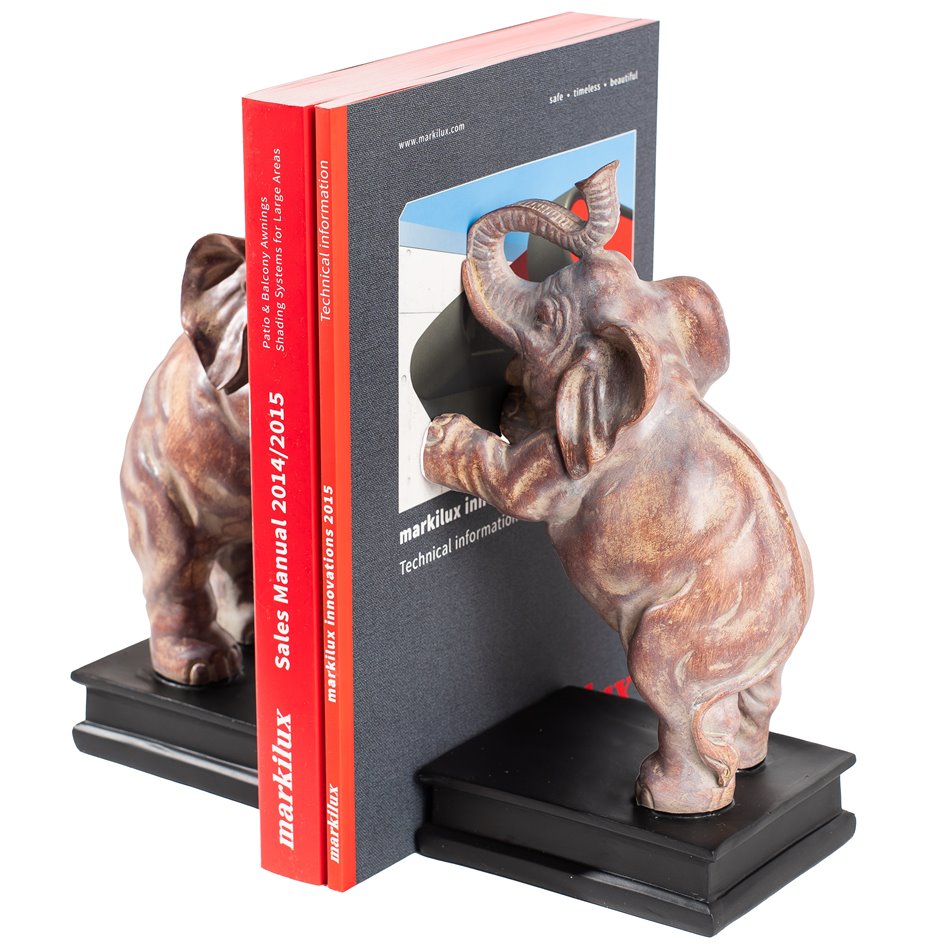 Подставка для книг Dancing Elephants комплект, 29x28x11cm