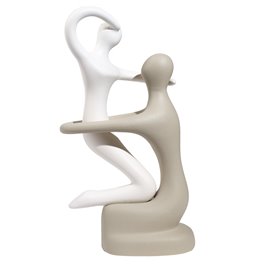 Deco figurine Emotion Couple, H26x16x11cm