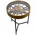 Clock side table Kidwelly, 49x49x54cm