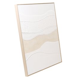 Картина на холсте White Waves, H100x80x5cm