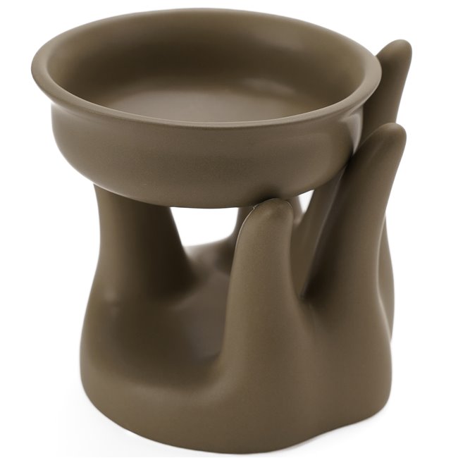 Held oil burner, dust matt, 10x10x10cm