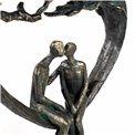 Deco figurine  Heart Kiss under Tree, 30x26.5x8.5cm