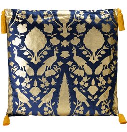 Cushion Blue Birds, 4x50x50cm