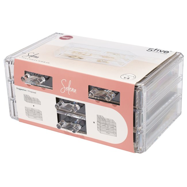 Органайзер Selena, акрил, H15x24x11cm