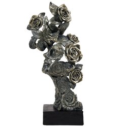 Deco object Pair with roses, 39.8x19.5x11cm