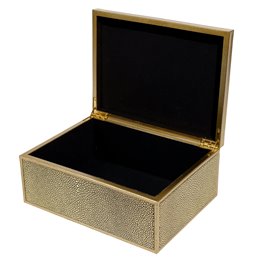 Kaste Fulga golden  L, H10x25x18.5cm