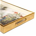 Decorative tray Farrota L, H4.5x40.5x26.5cm