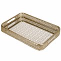 Dekoratīva paplāte Fullen M metāla H5.2x40x26.7cm