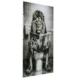 Glass picture Bath Lion, 60x80cm