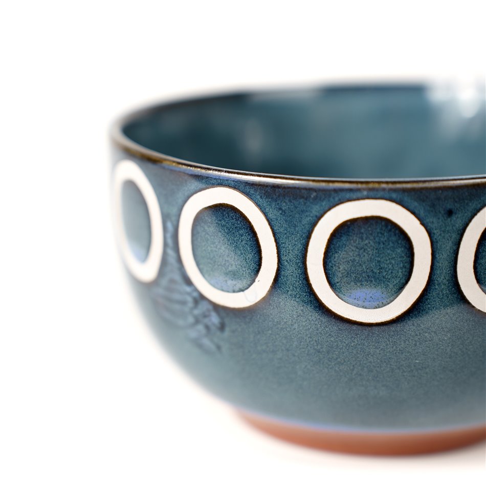 Bowl Bleu almudena MD, D13.5cm H7.5cm