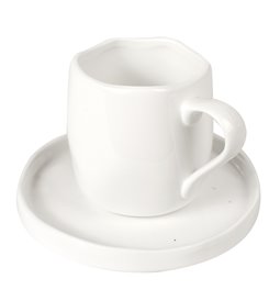 Чашка кофейная с блюдцем Rimini, 360ml 8x9.5cm, D15cm