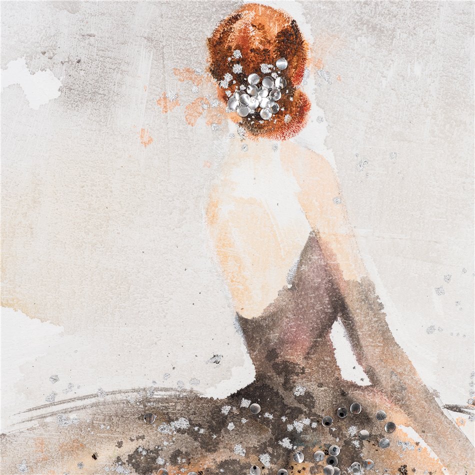 Картина на холсте Wonderful Lady, 100x100cm