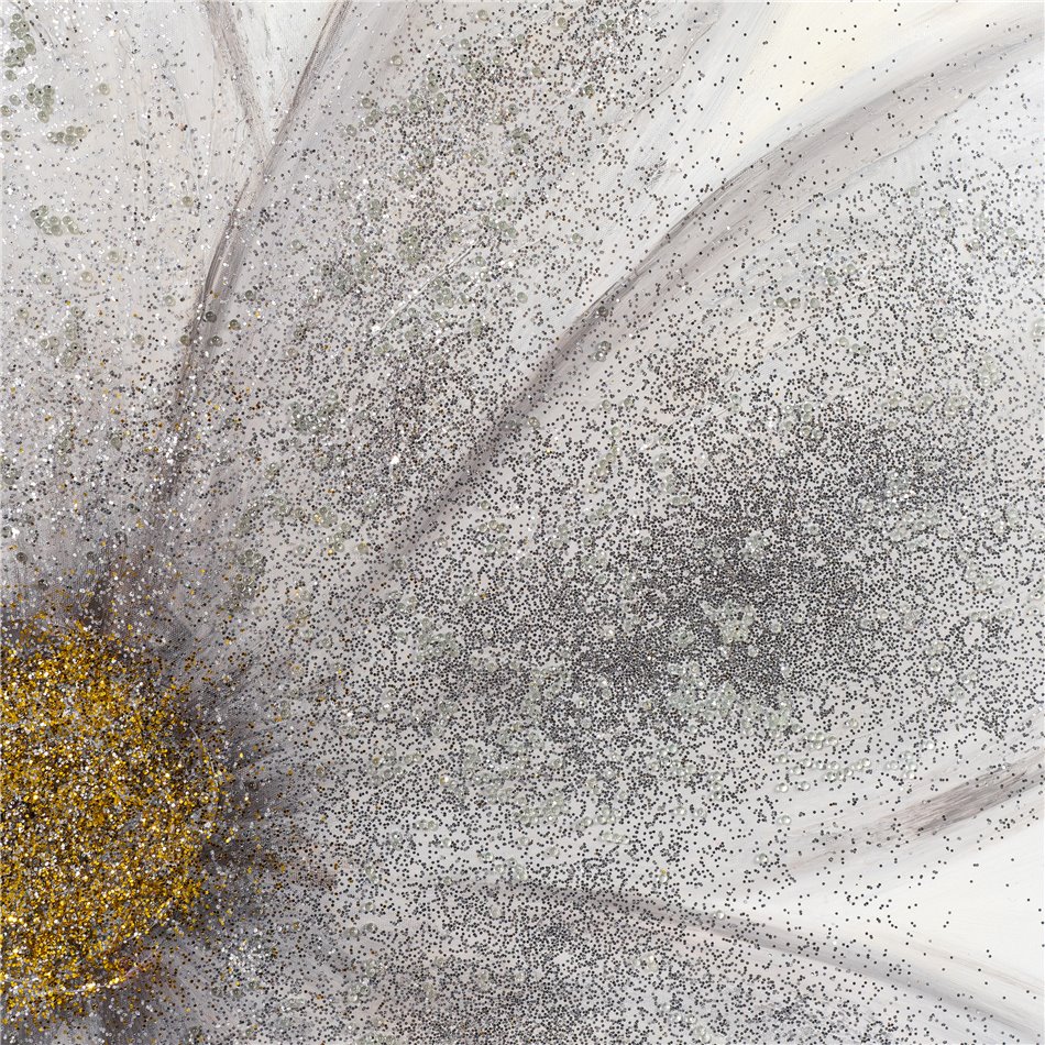 Картина на холсте Silver Flower, 80x80cm