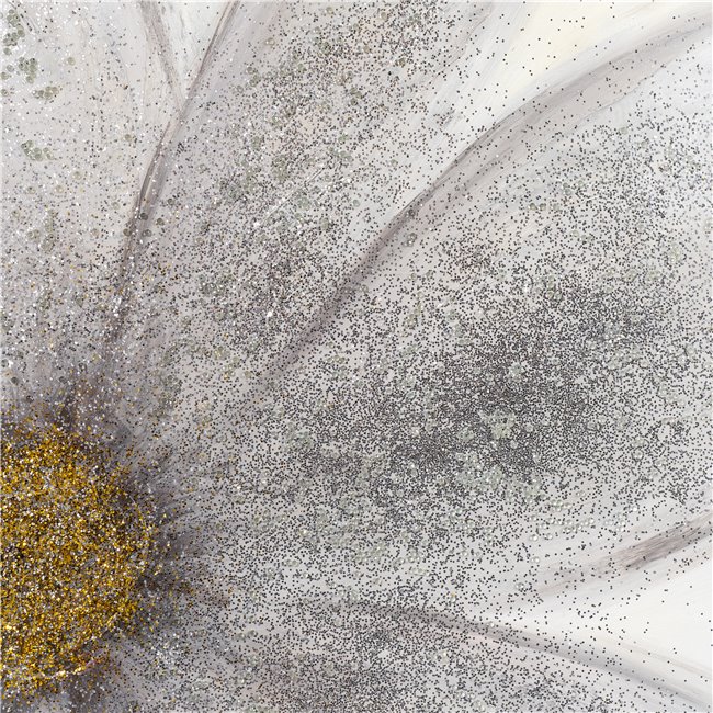 Картина на холсте Silver Flower, 80x80cm